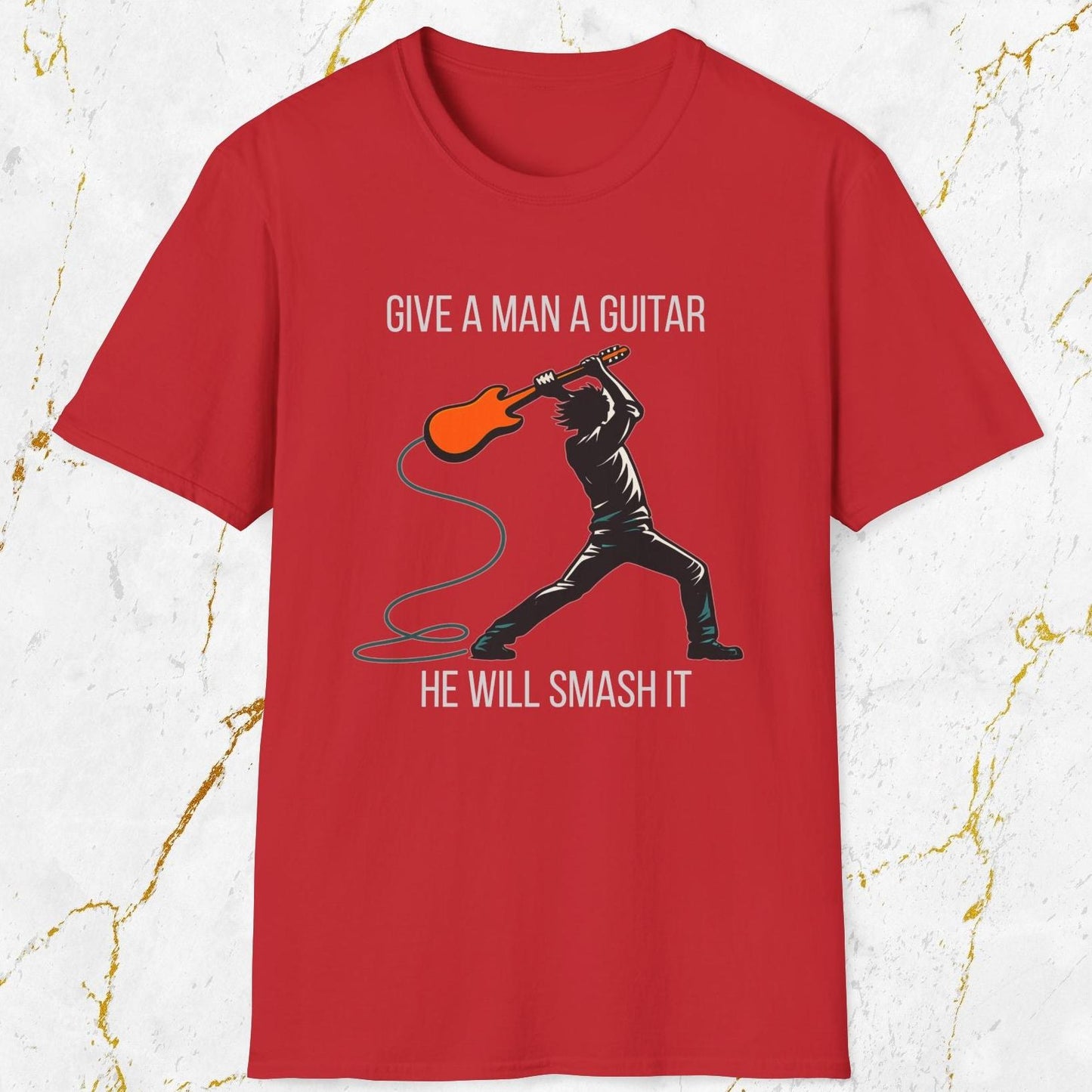 Give a Man a Guitar T-Shirt