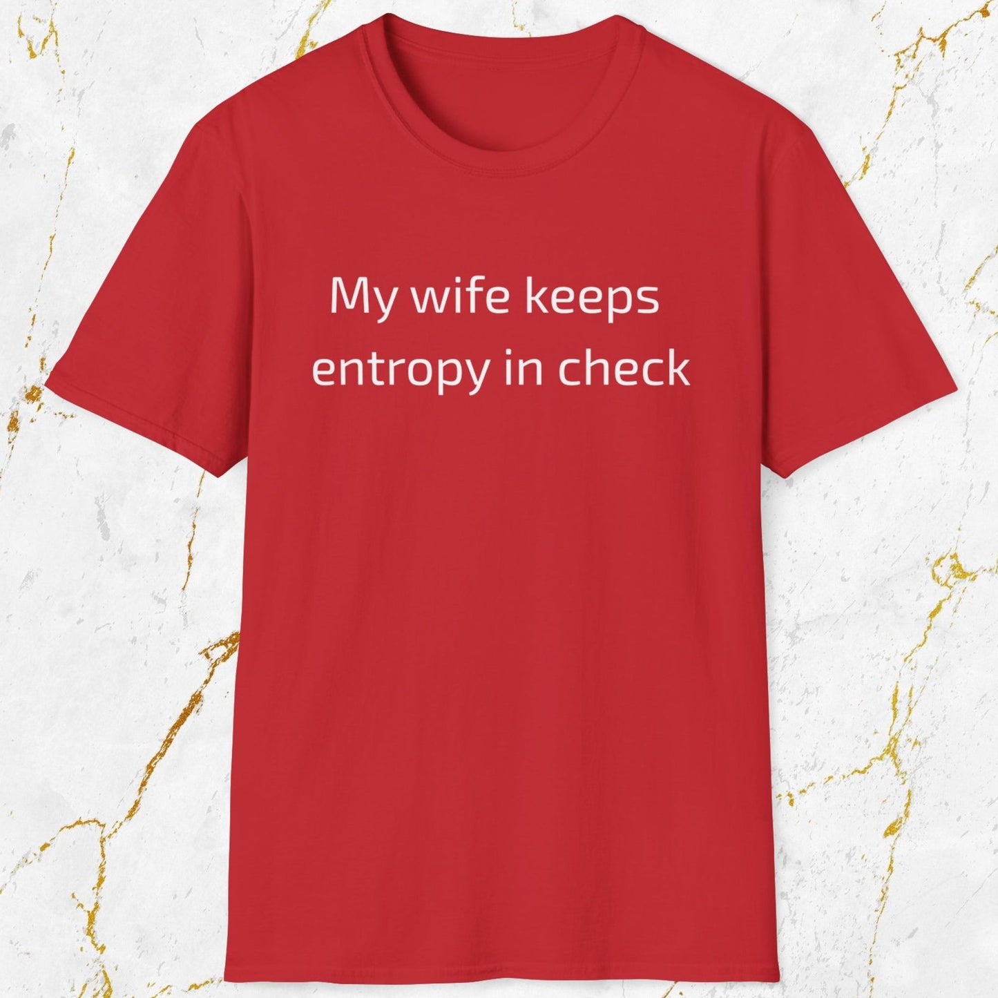 My Wife Keeps Entropy in Check T-Shirt