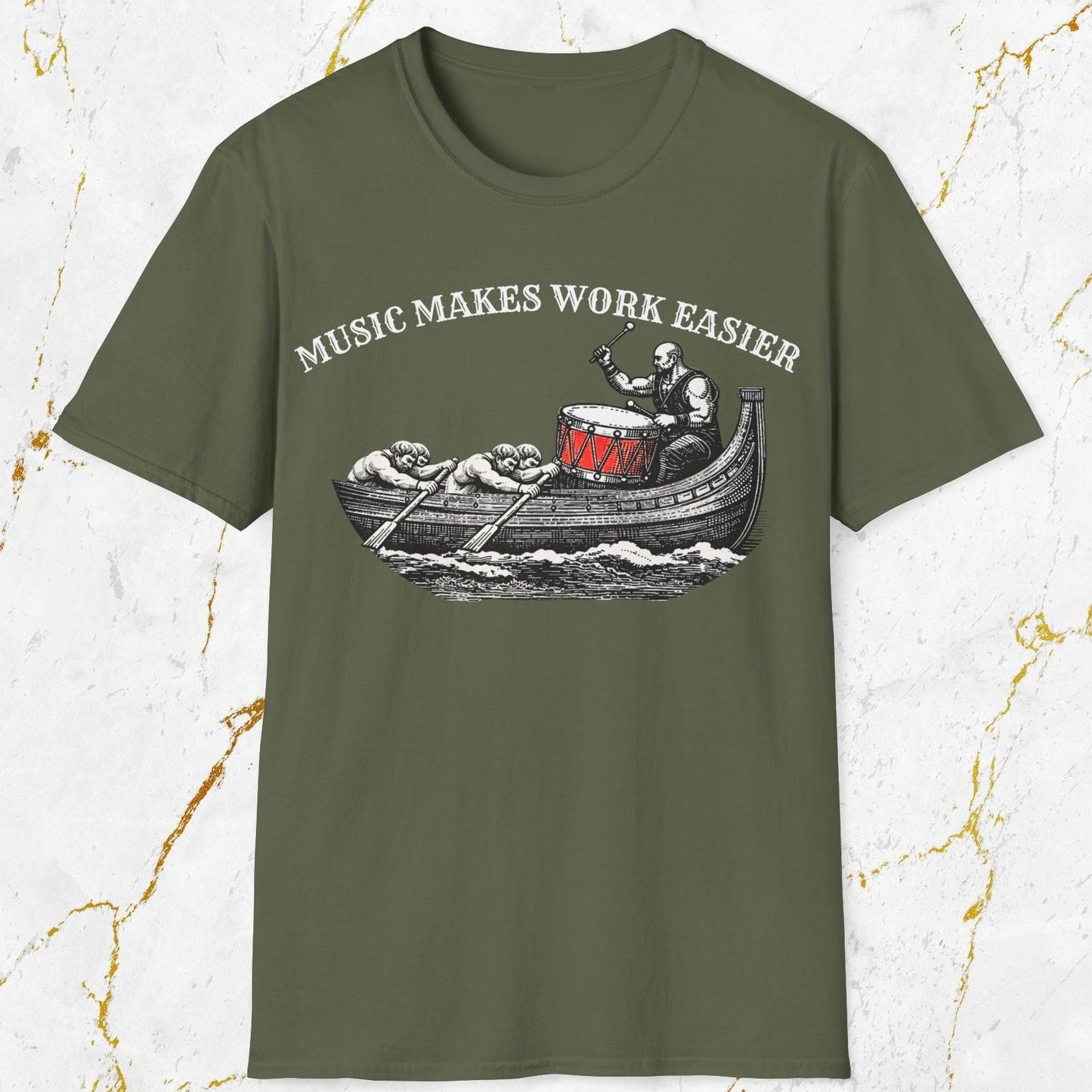Music Makes Work Easier T-Shirt