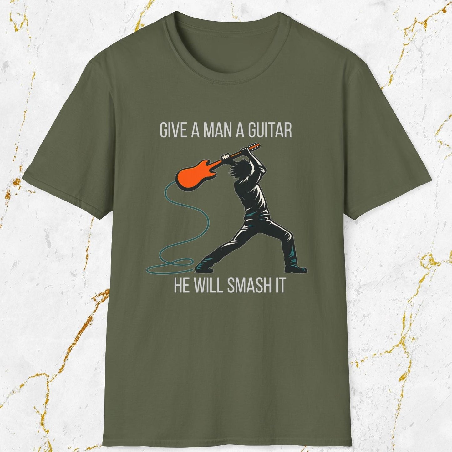 Give a Man a Guitar T-Shirt