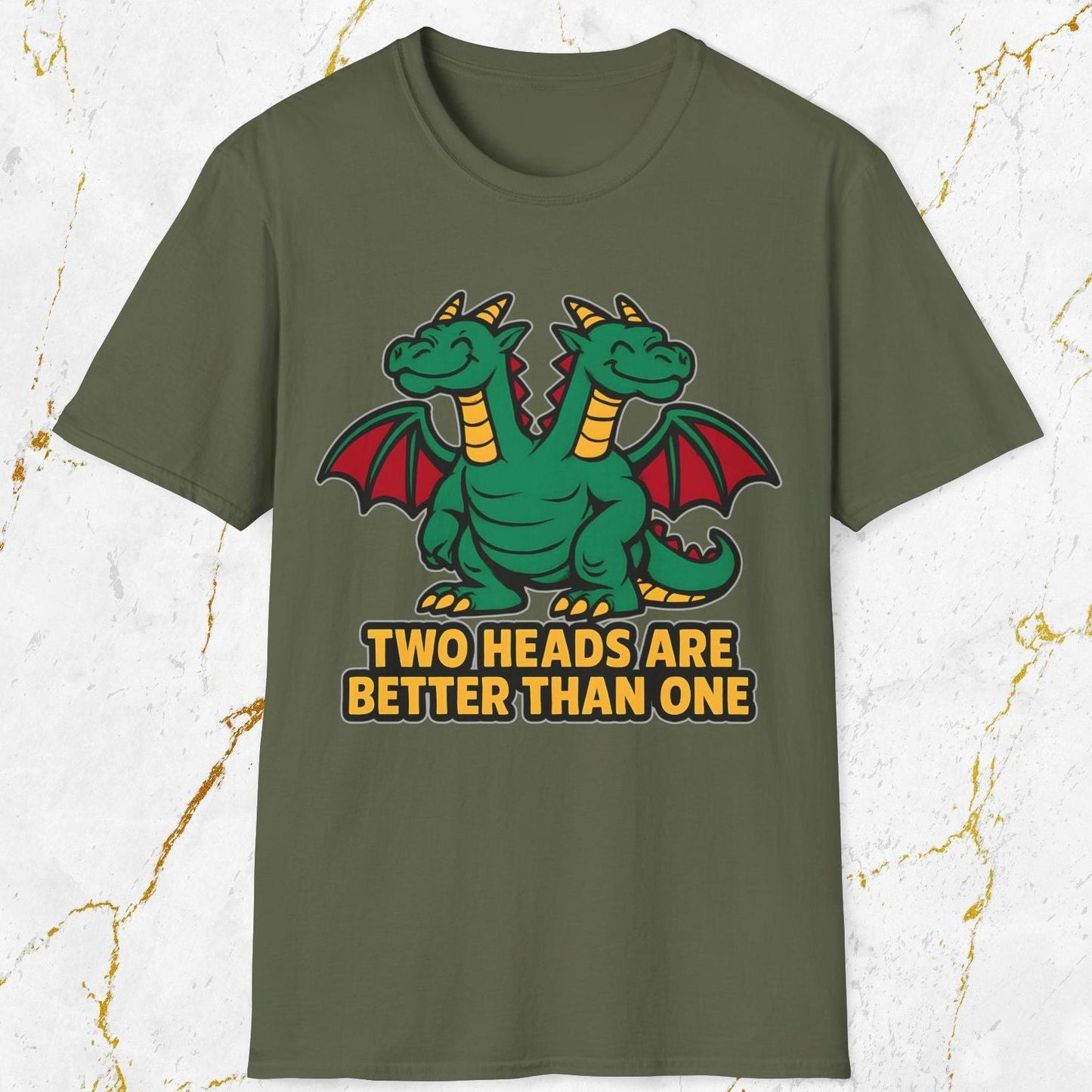 Two Heads Better Than One T-Shirt