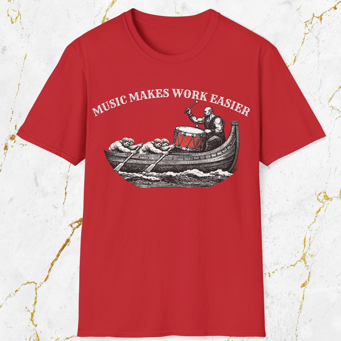 Music Makes Work Easier T-Shirt