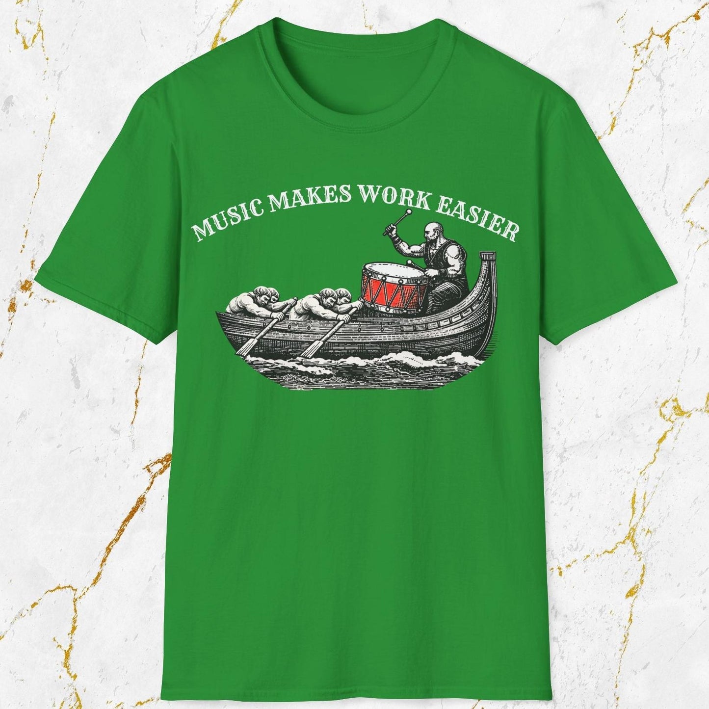 Music Makes Work Easier T-Shirt