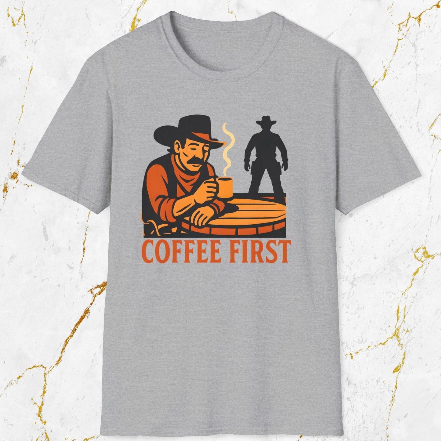 Coffee First (Wild West) T-Shirt