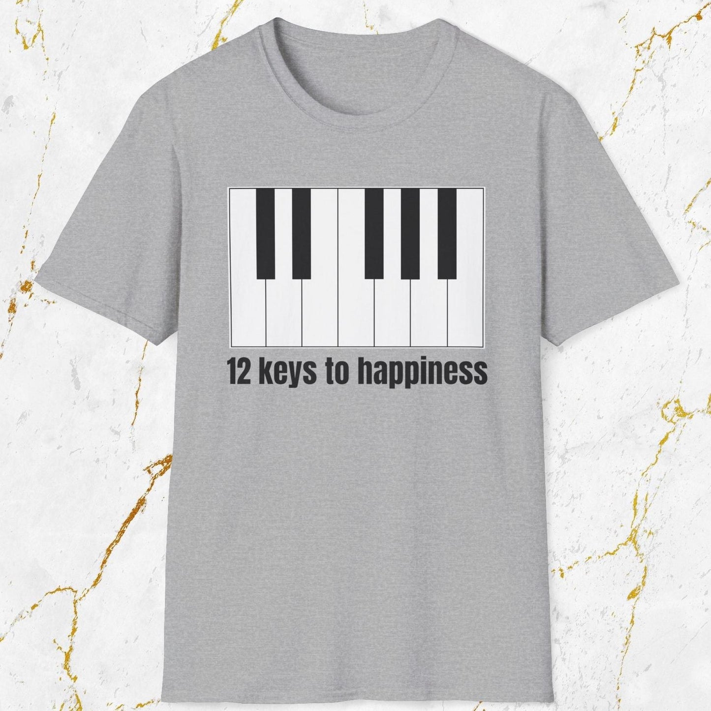 12 Keys to Happiness T-Shirt