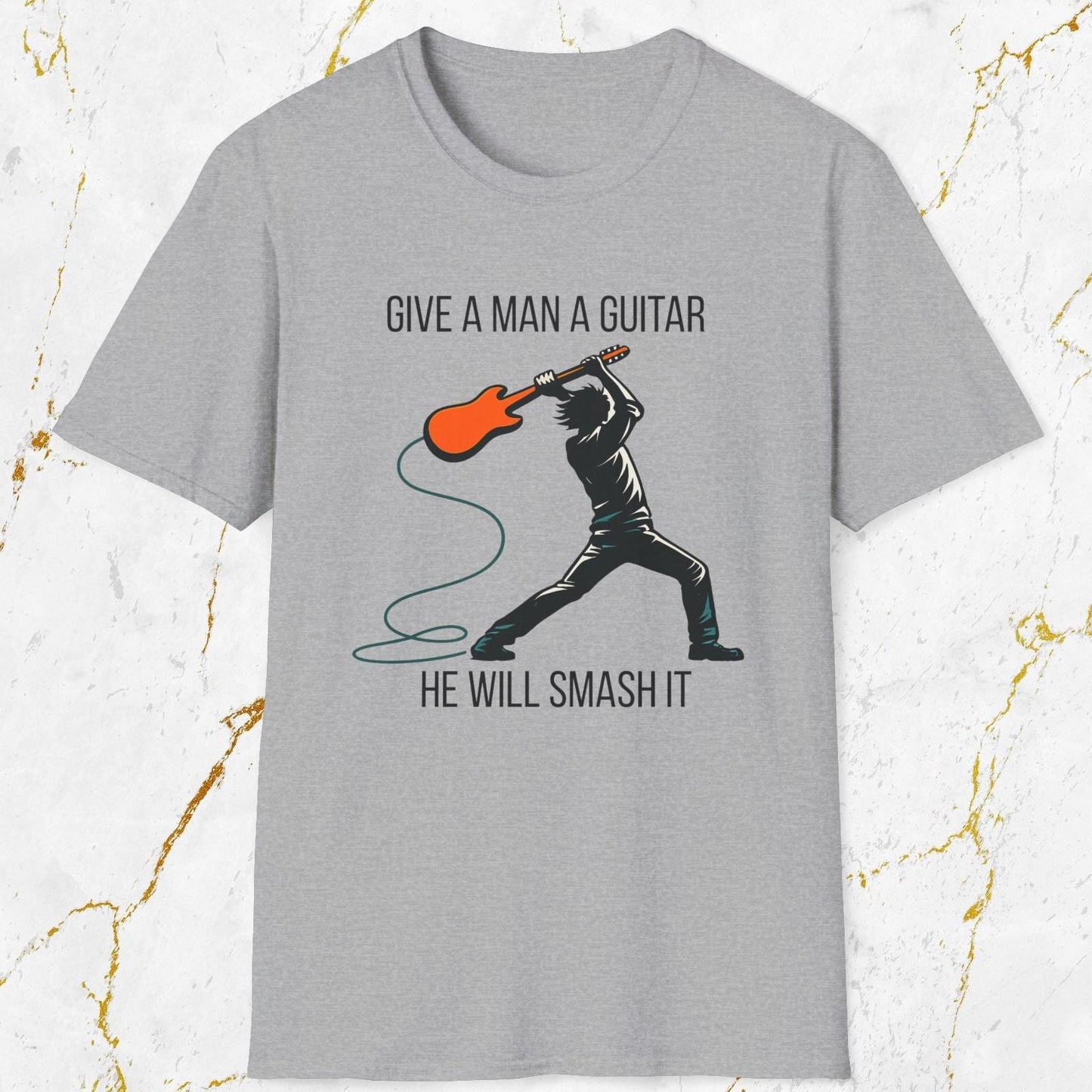 Give a Man a Guitar T-Shirt