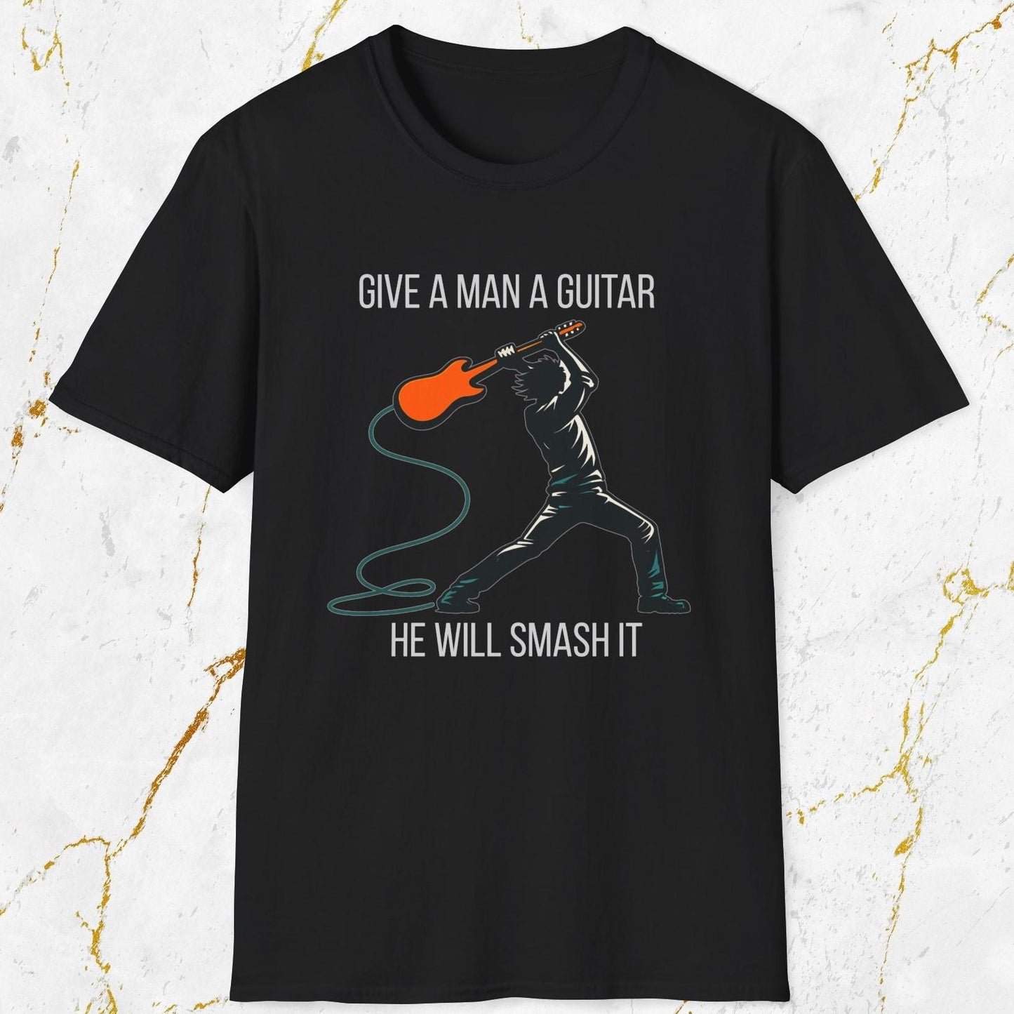 Give a Man a Guitar T-Shirt