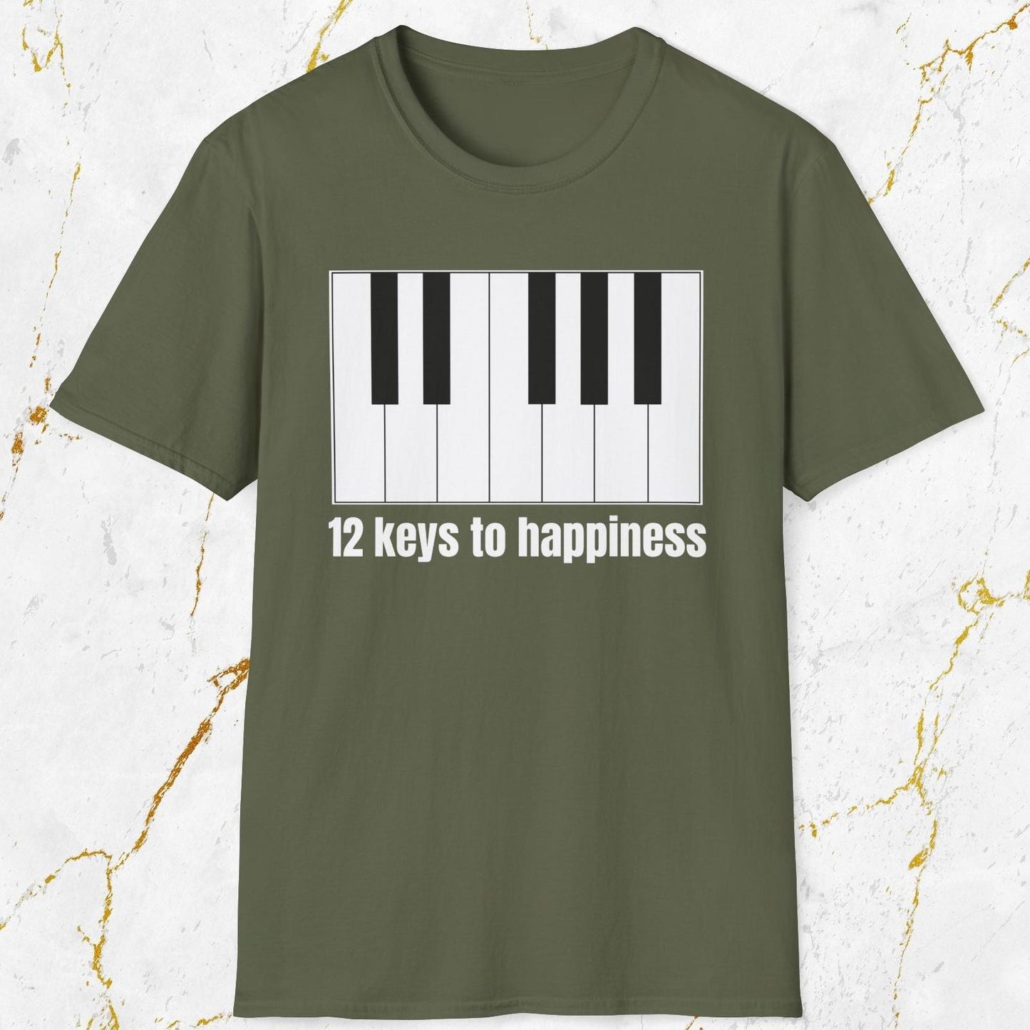 12 Keys to Happiness T-Shirt