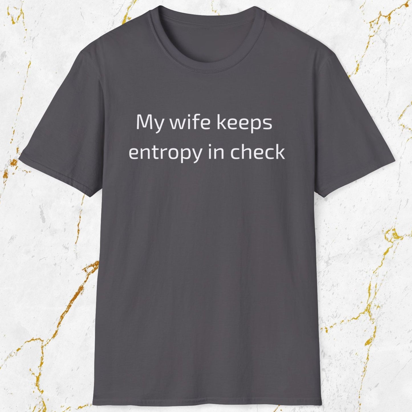 My Wife Keeps Entropy in Check T-Shirt