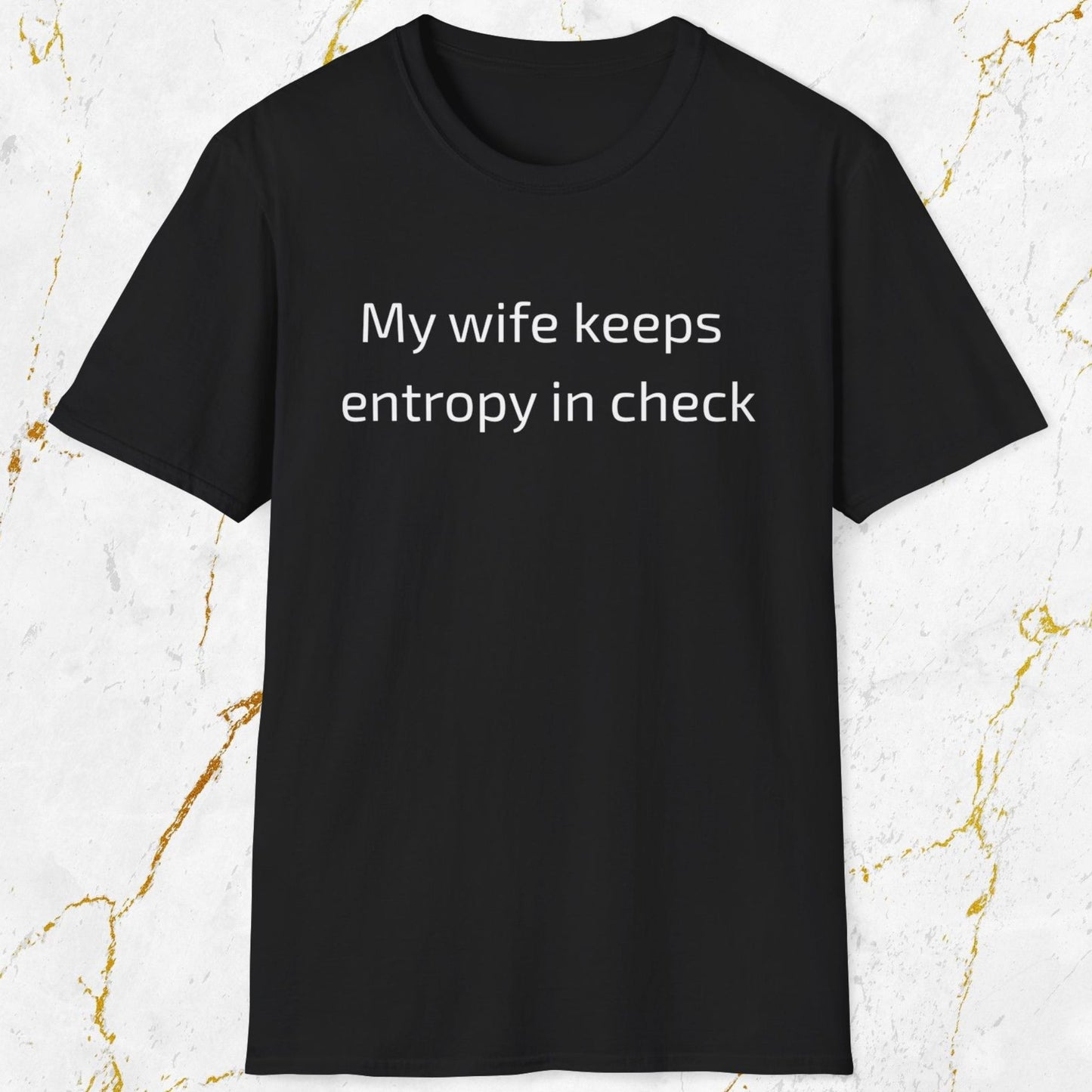 My Wife Keeps Entropy in Check T-Shirt