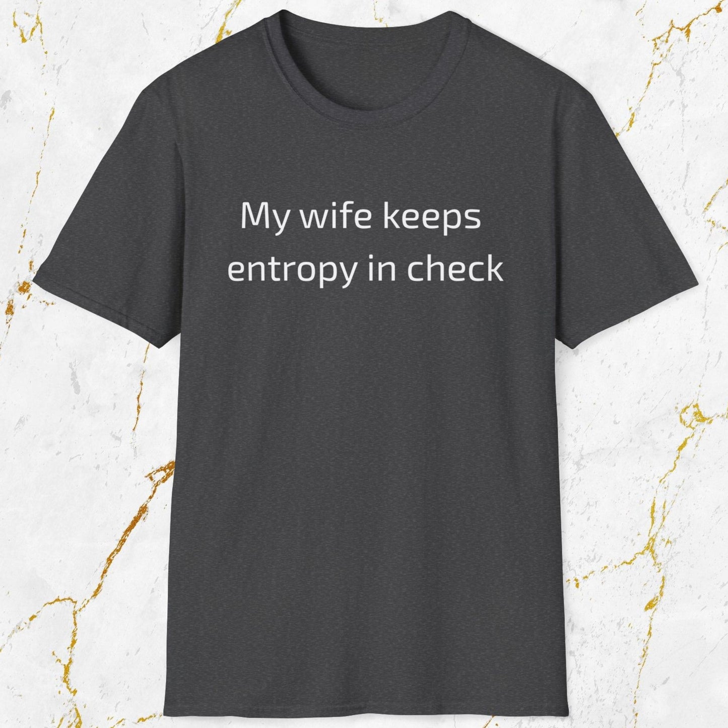 My Wife Keeps Entropy in Check T-Shirt