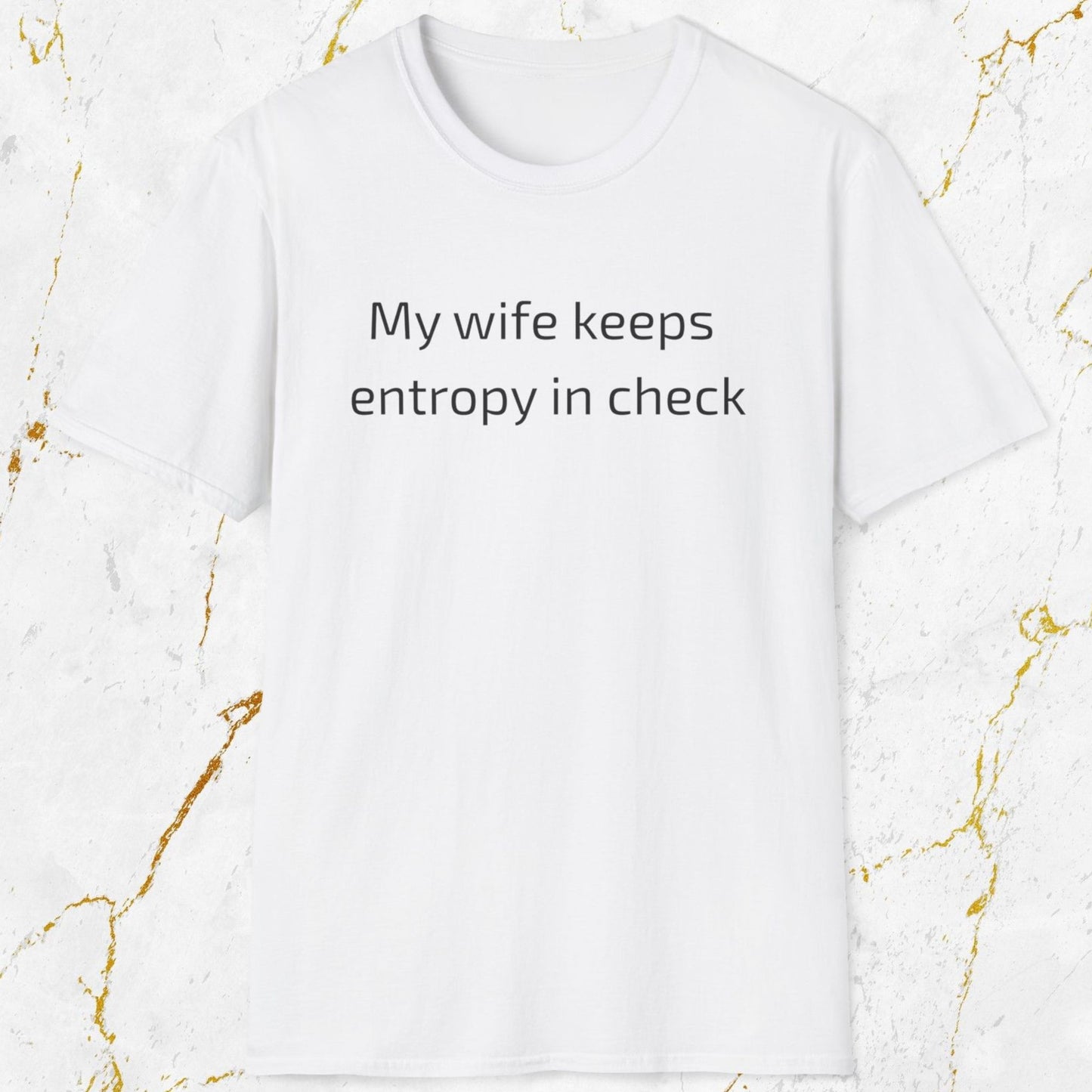 My Wife Keeps Entropy in Check T-Shirt