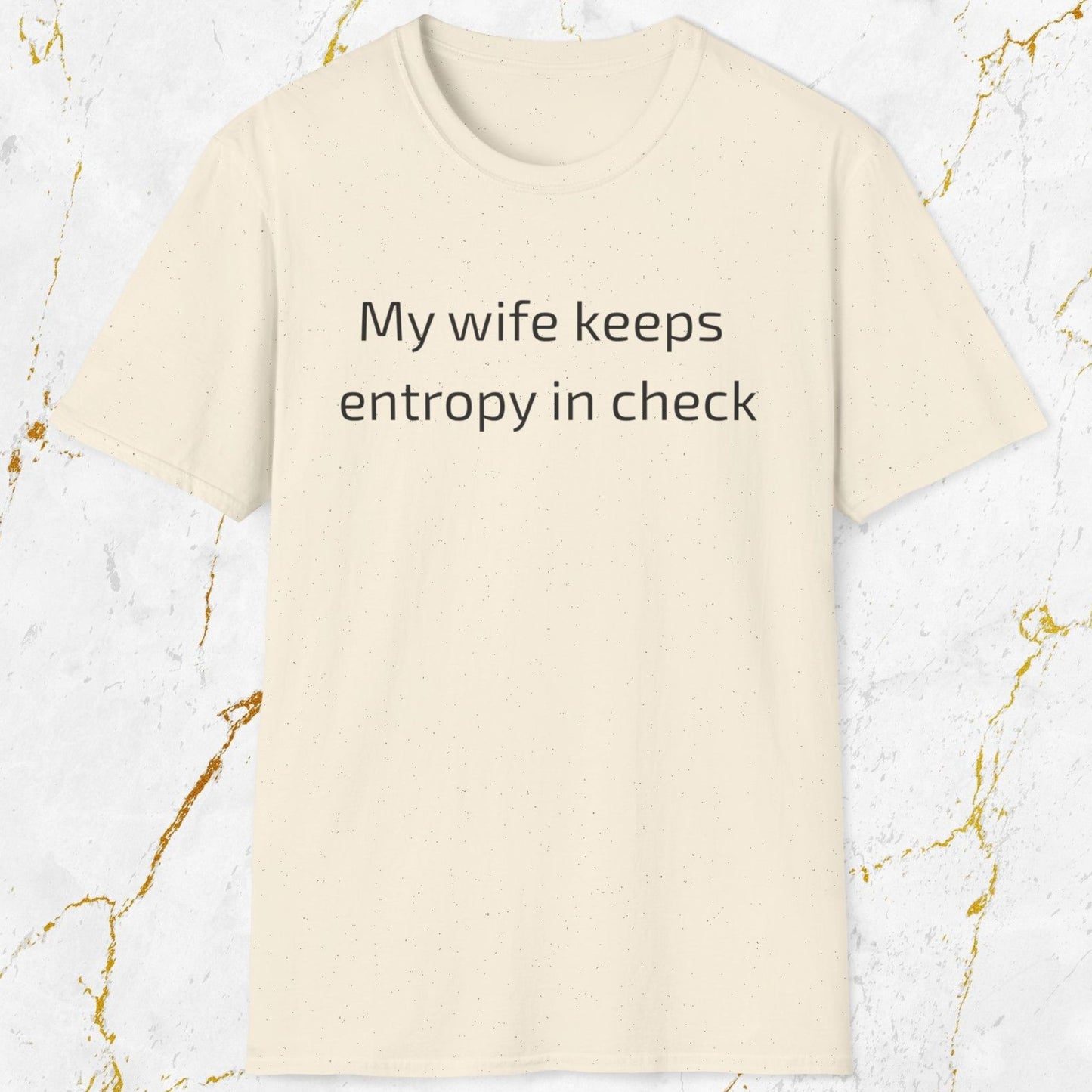 My Wife Keeps Entropy in Check T-Shirt