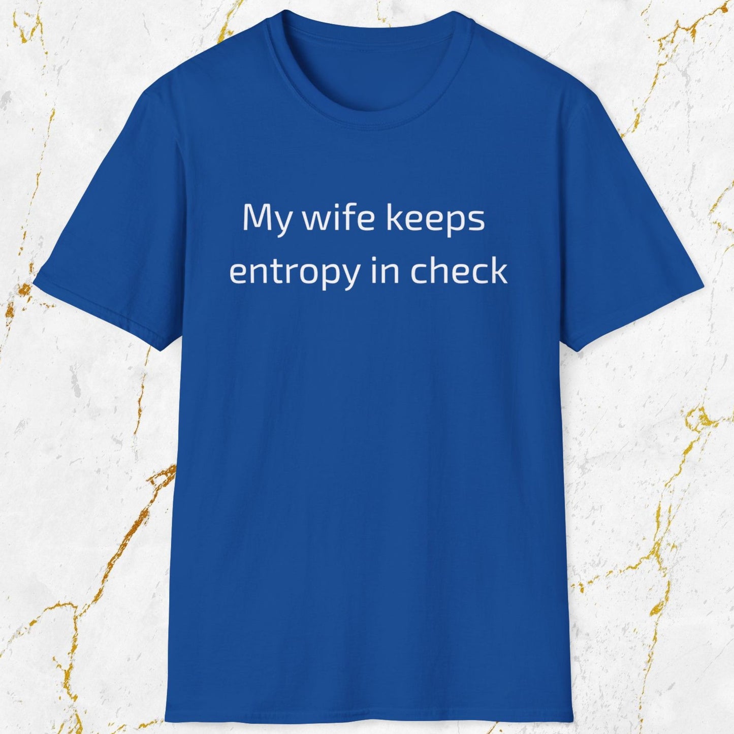 My Wife Keeps Entropy in Check T-Shirt