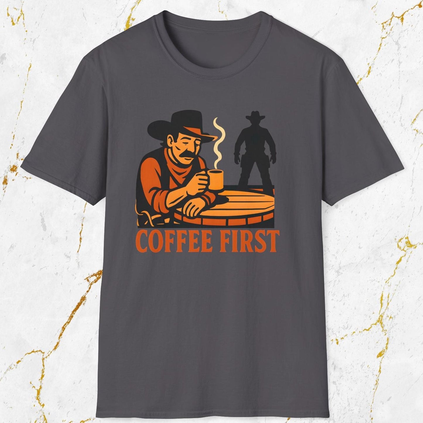 Coffee First (Wild West) T-Shirt