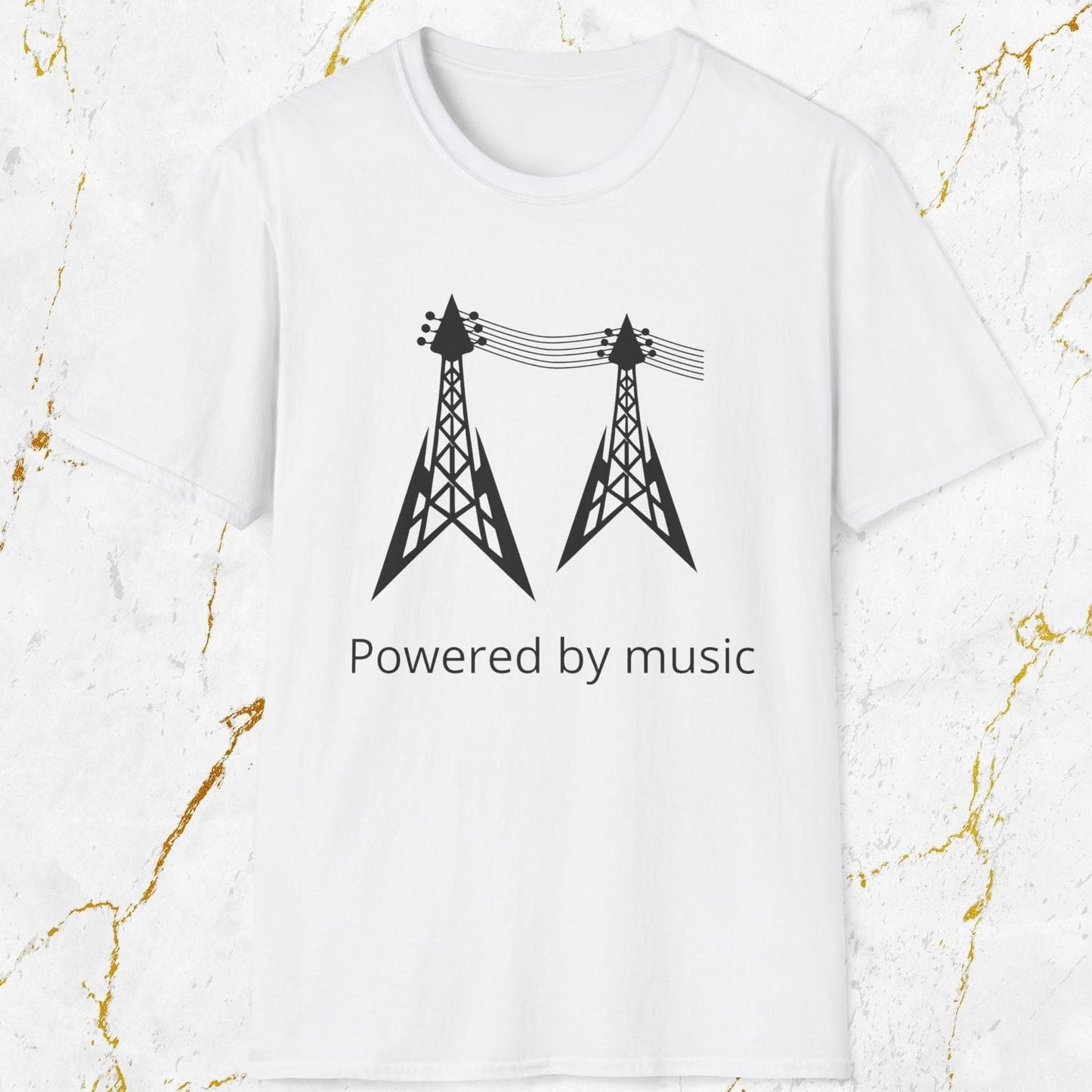 Powered by Music T-Shirt