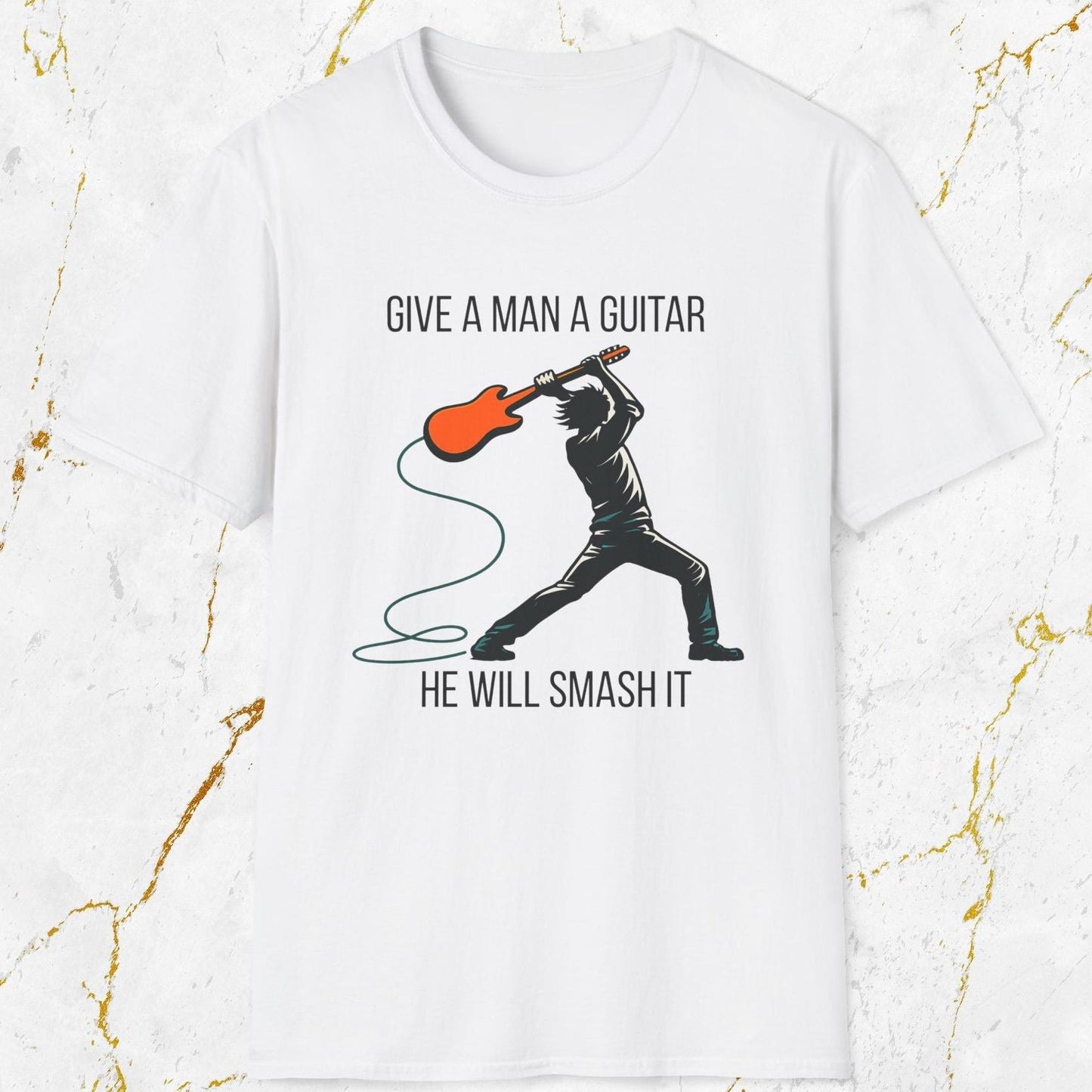 Give a Man a Guitar T-Shirt