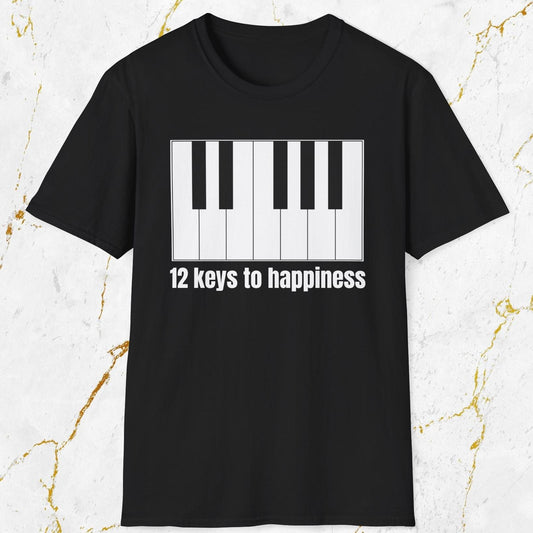 12 Keys to Happiness T-Shirt