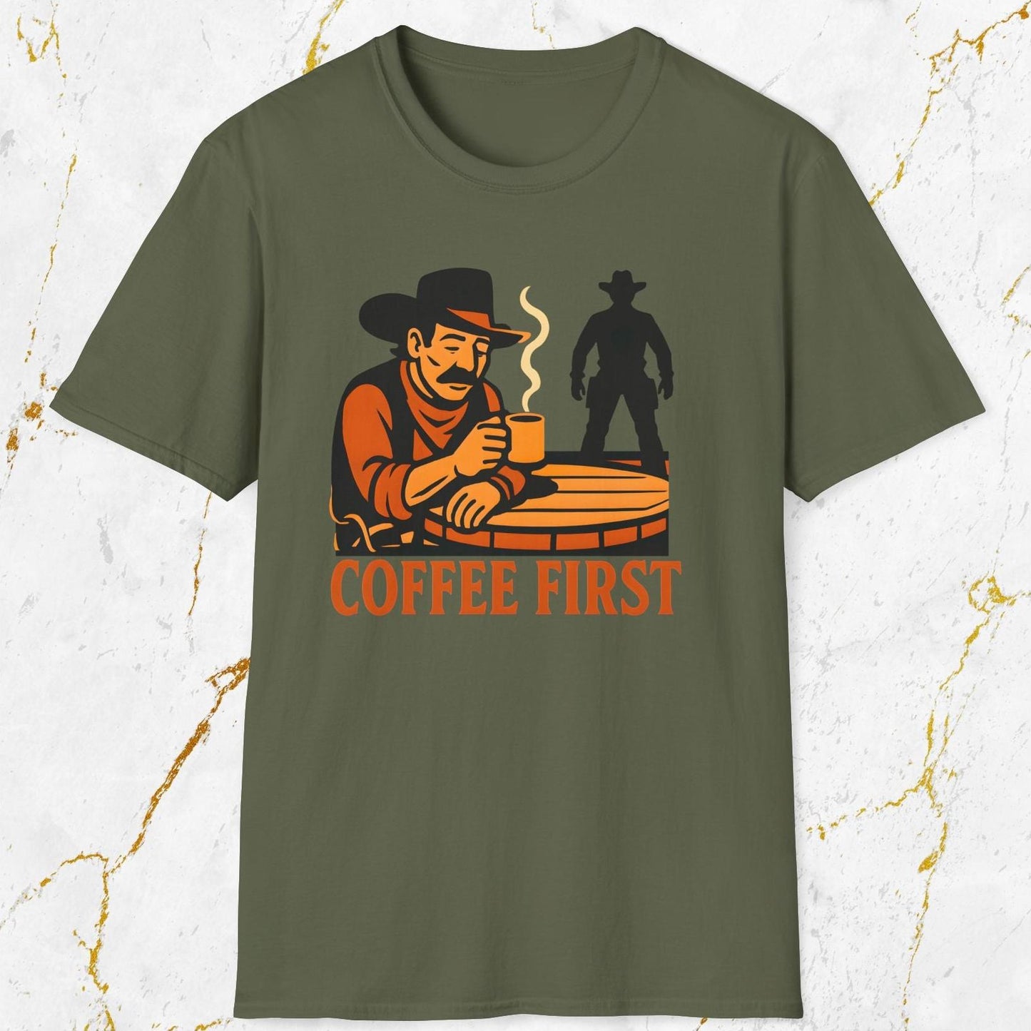 Coffee First (Wild West) T-Shirt