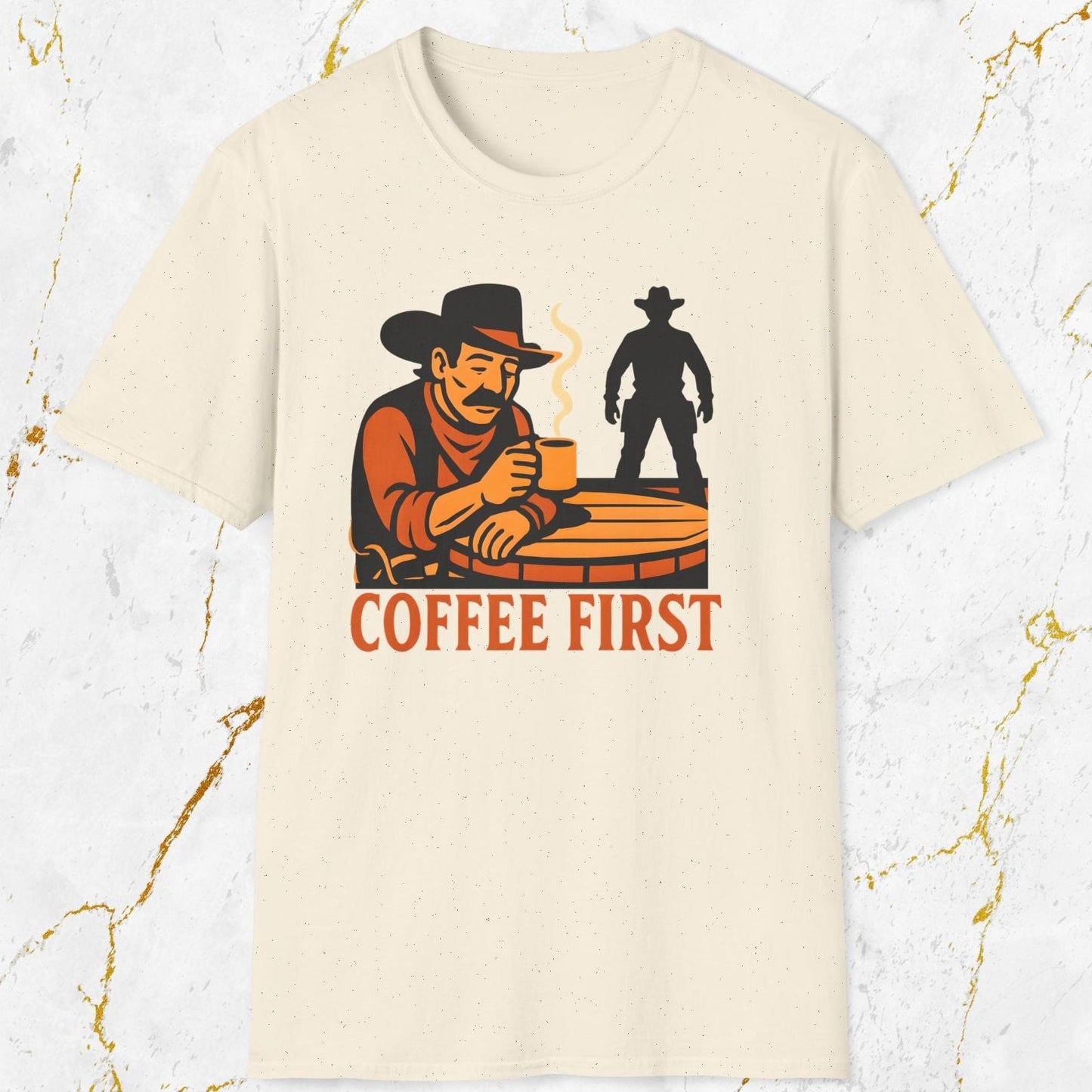 Coffee First (Wild West) T-Shirt