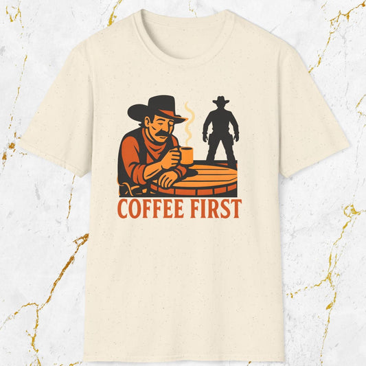 Coffee First (Wild West) T-Shirt