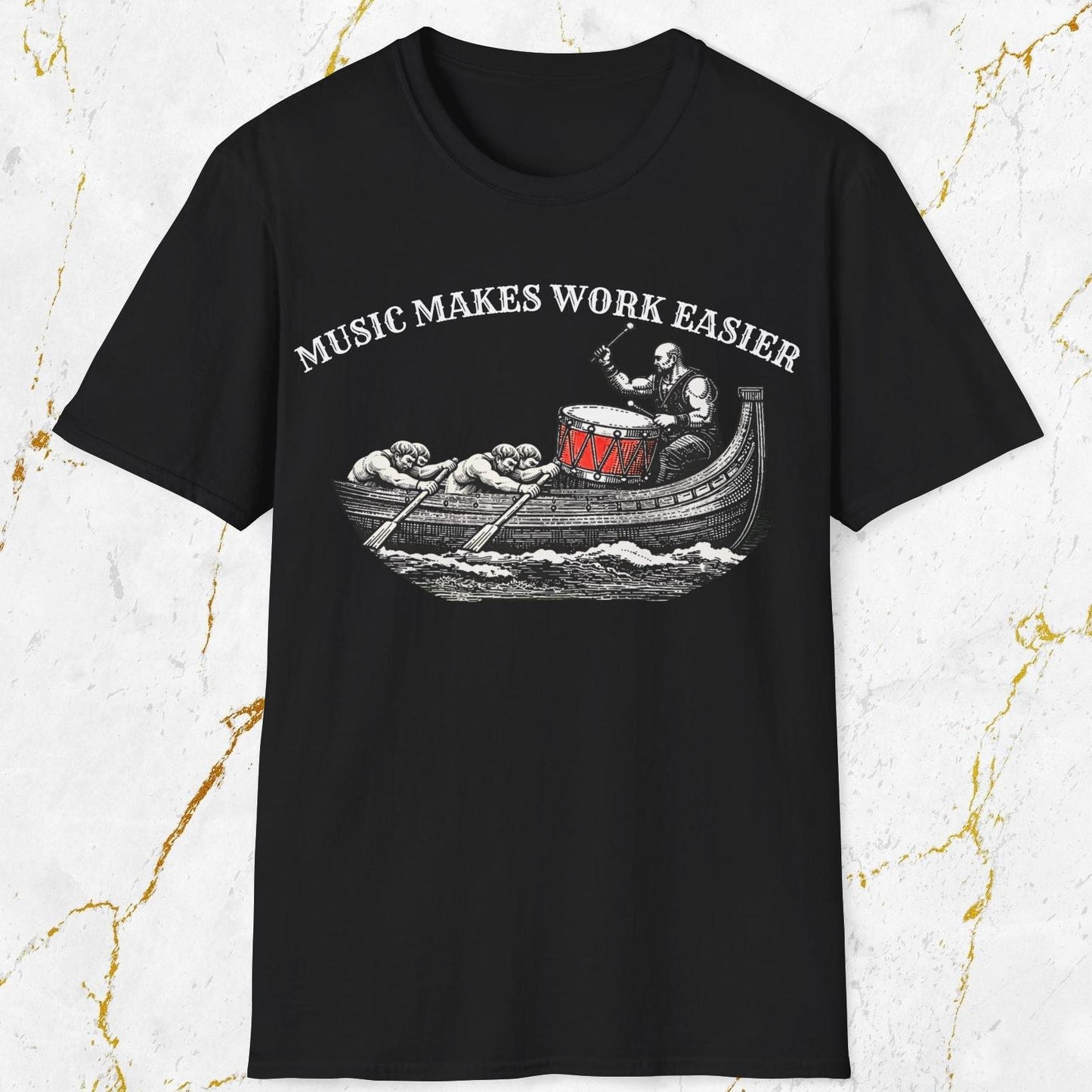 Music Makes Work Easier T-Shirt
