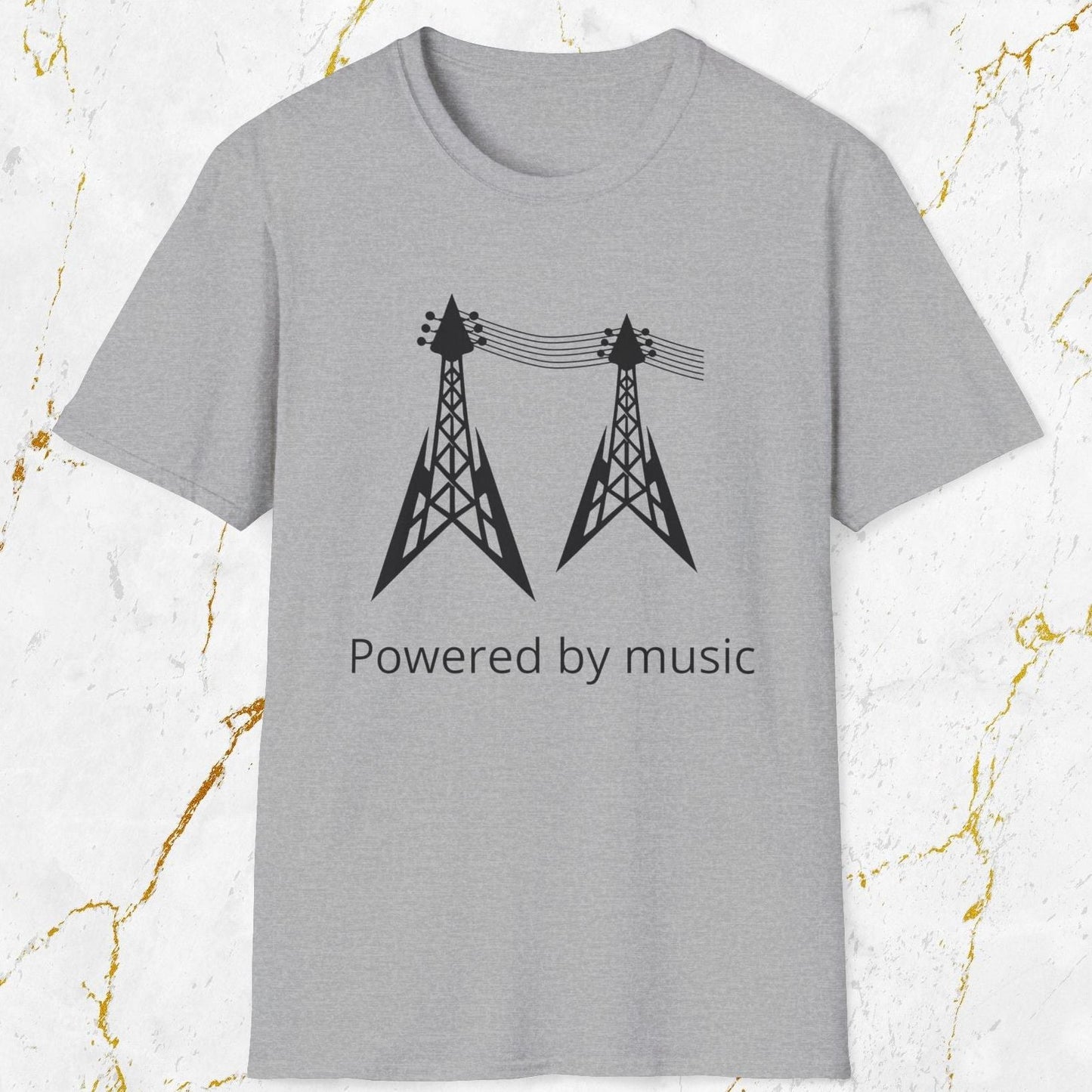 Powered by Music T-Shirt