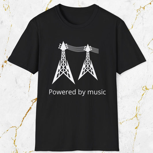 Powered by Music T-Shirt