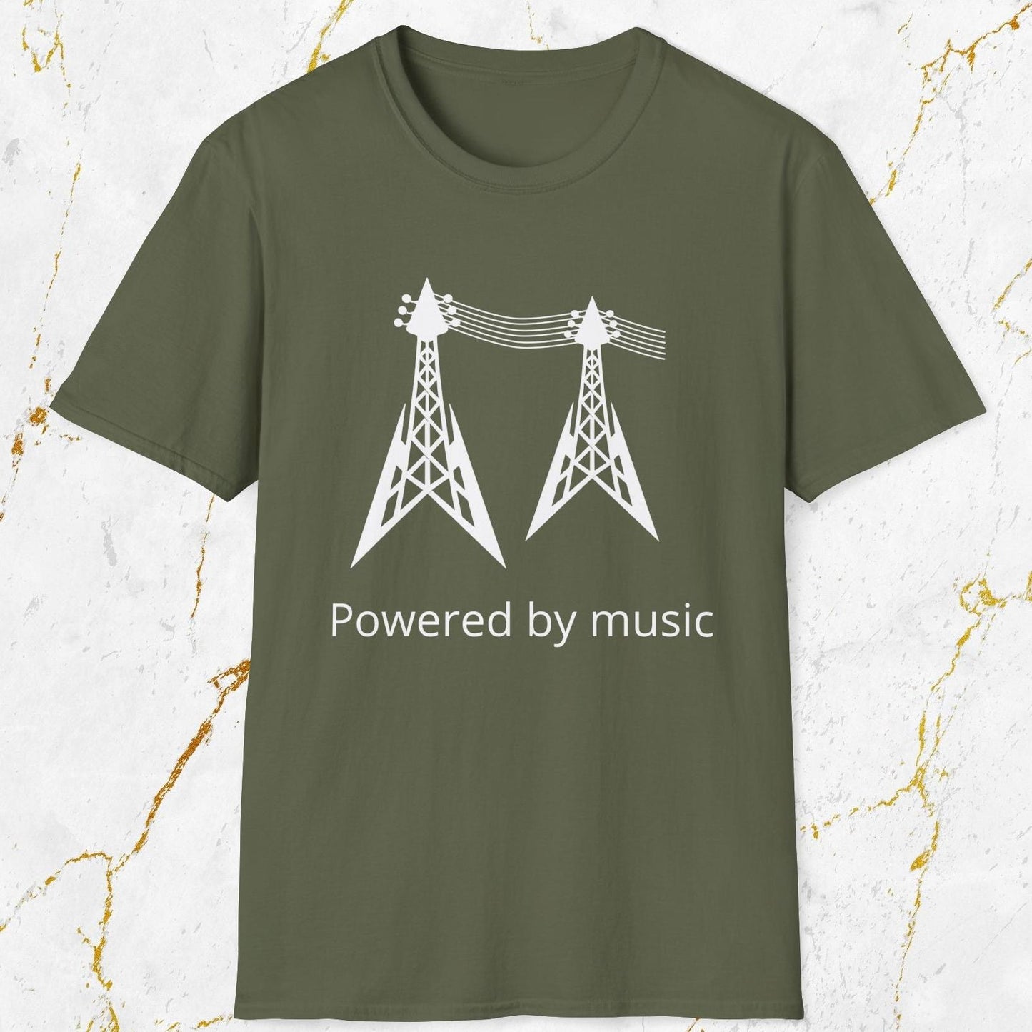 Powered by Music T-Shirt